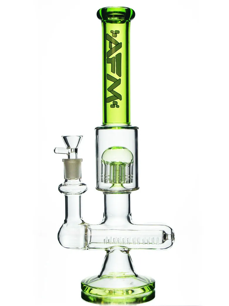 11" Inline Bong by AFM Glass