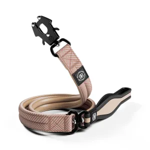 1.2m Herringbone Mini Combat Lead | Secure Clip - Elegant Cream