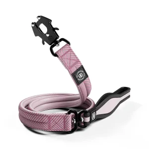 1.2m Herringbone Mini Combat Lead | Secure Clip - Soft Pink