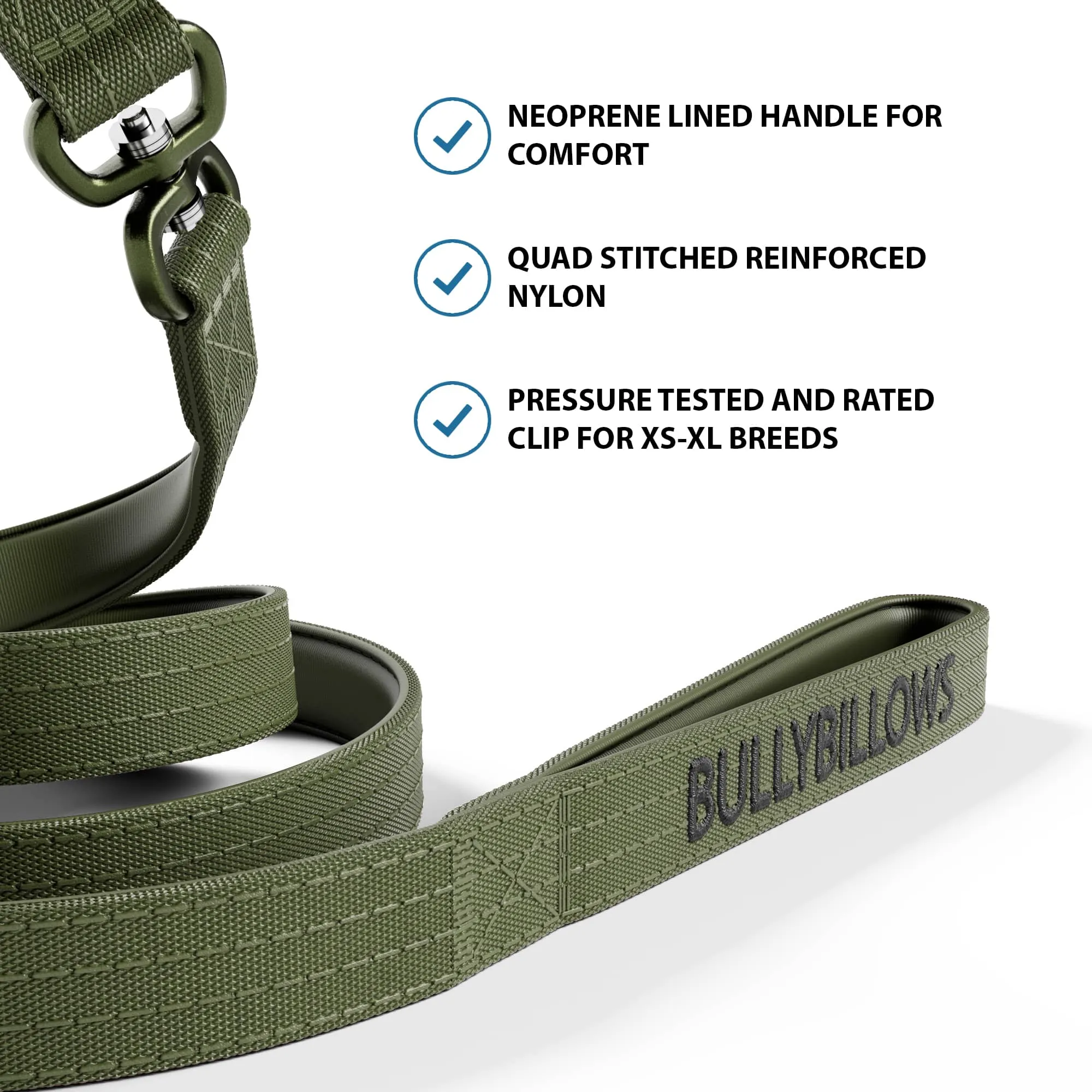 1.4m Lighter Swivel Combat Lead | Anti-Tangle & Secure Clip - Khaki x Khaki