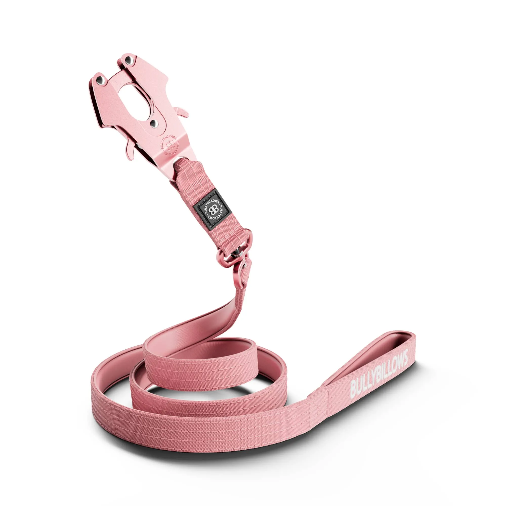 1.4m Lighter Swivel Combat Lead | Anti-Tangle & Secure Clip - Pink x Pink