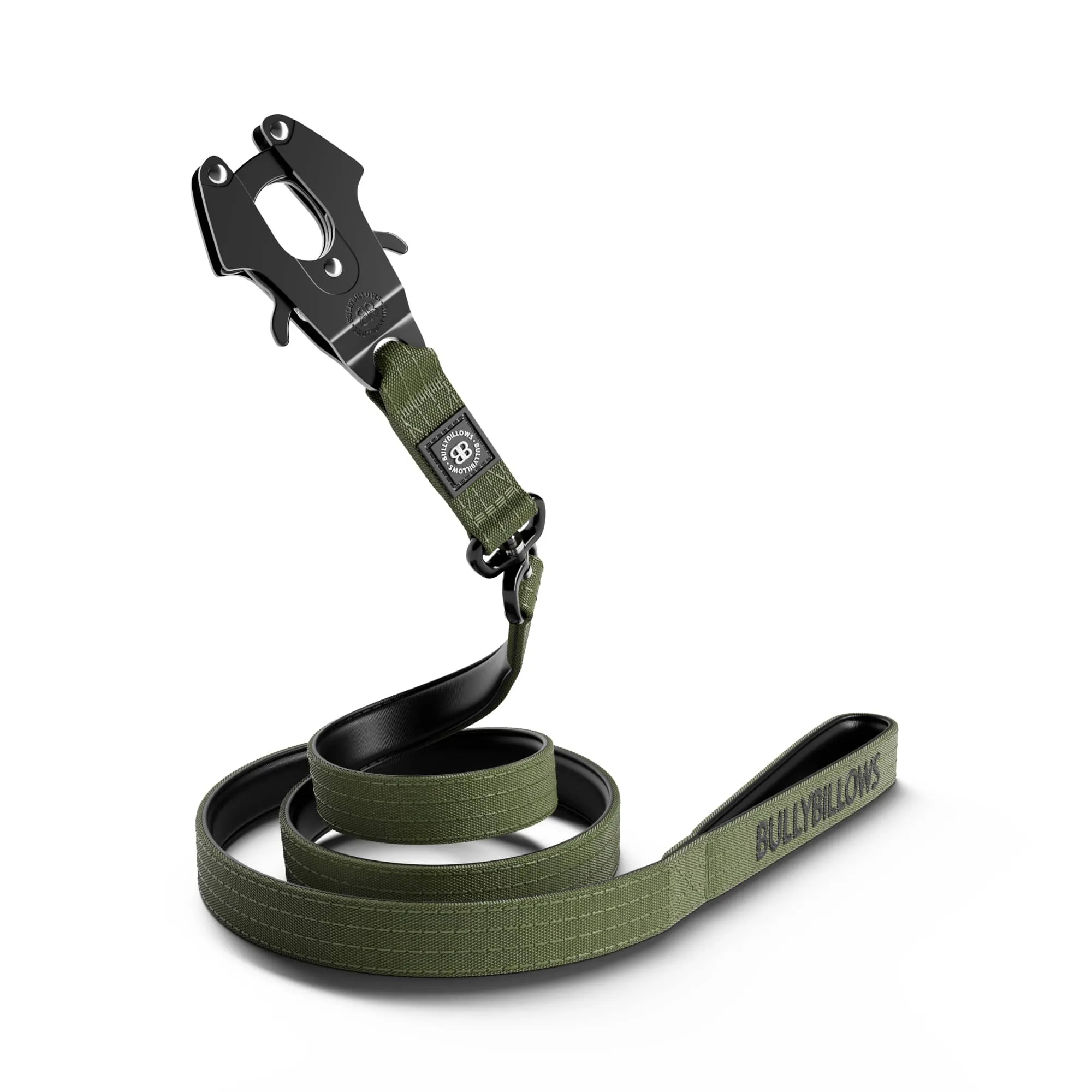 1.4m Swivel Combat Lead | Anti-Tangle & Secure Clip - Khaki