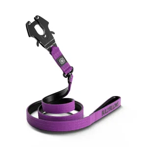 1.4m Swivel Combat Lead | Anti-Tangle & Secure Clip - Purple