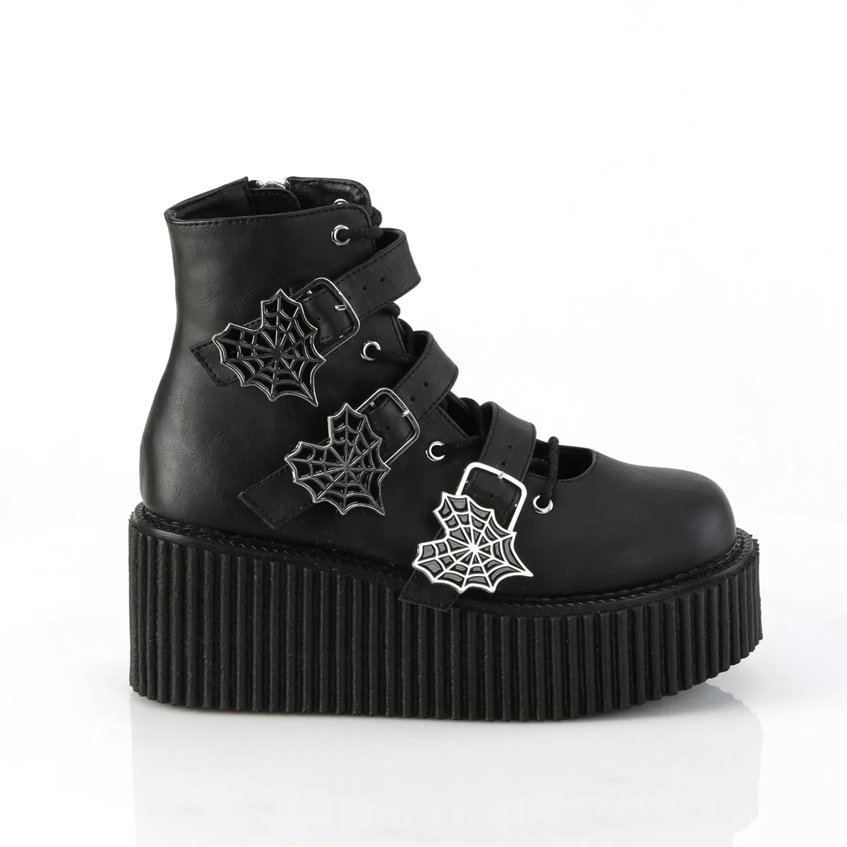 3 Inch Platform CREEPER-260 Black Pu