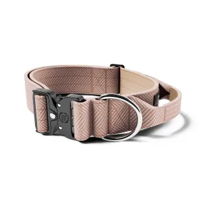 5cm Herringbone Combat® Collar | With Handle & Secure Clip - Elegant Cream