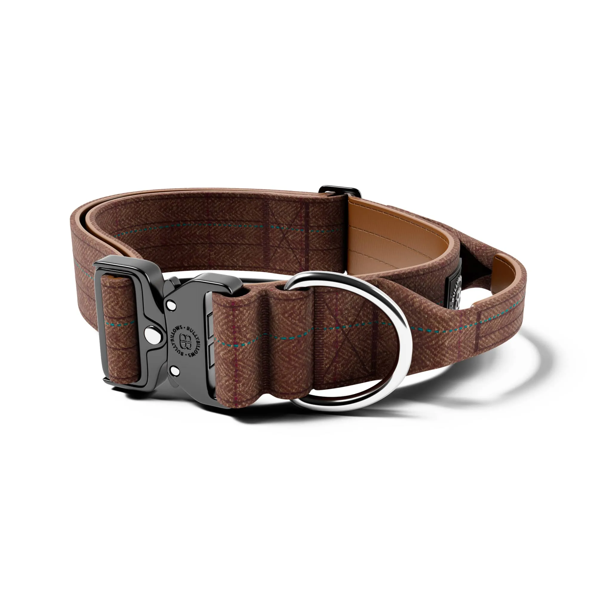 5cm Tweed Combat® Collar | With Handle & Secure Clip - Classic Tan