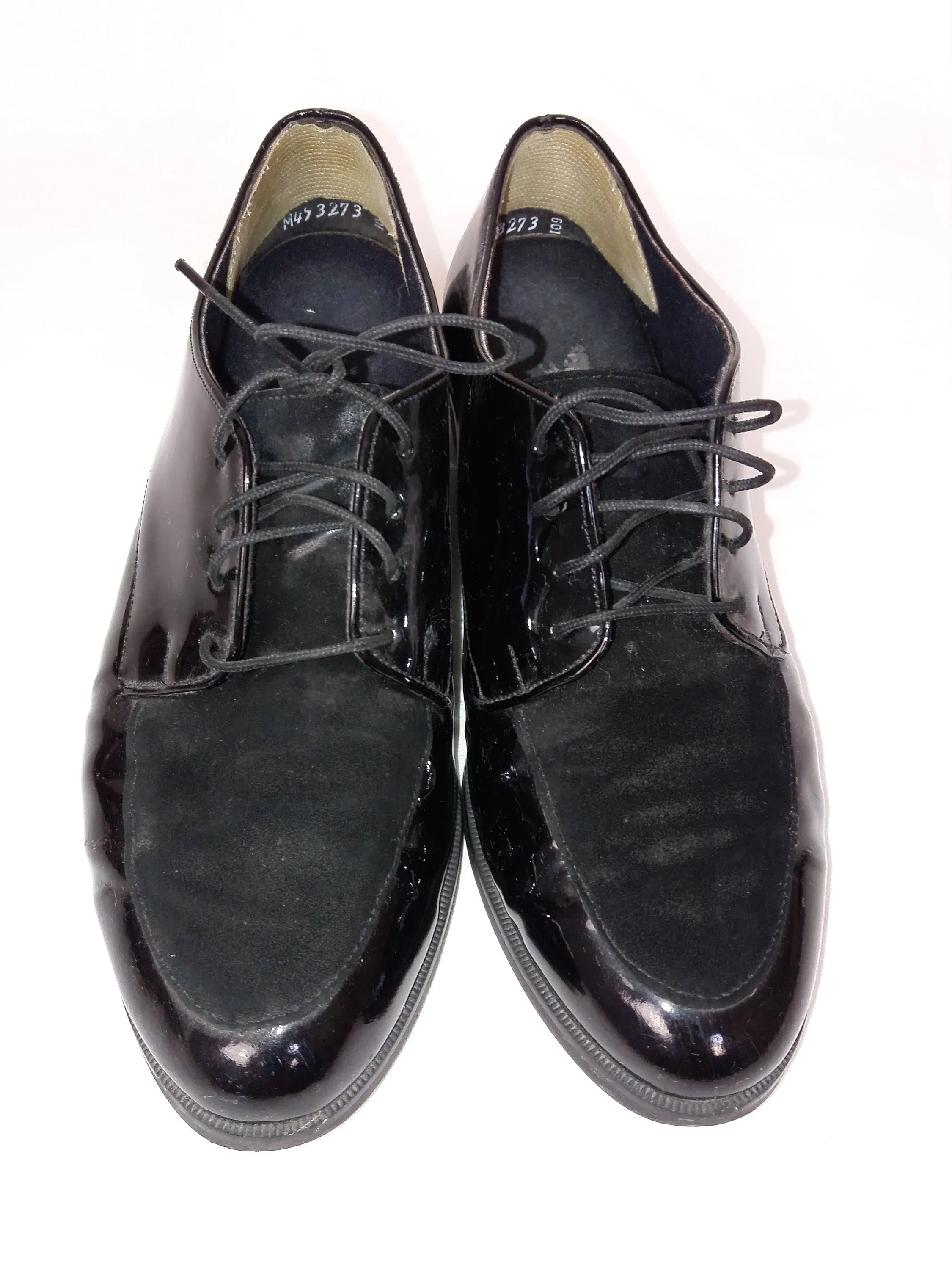 90's MUNRO Sport Shiny Oxford preppy Shoes  -  Size EU 37 / UK 4.5