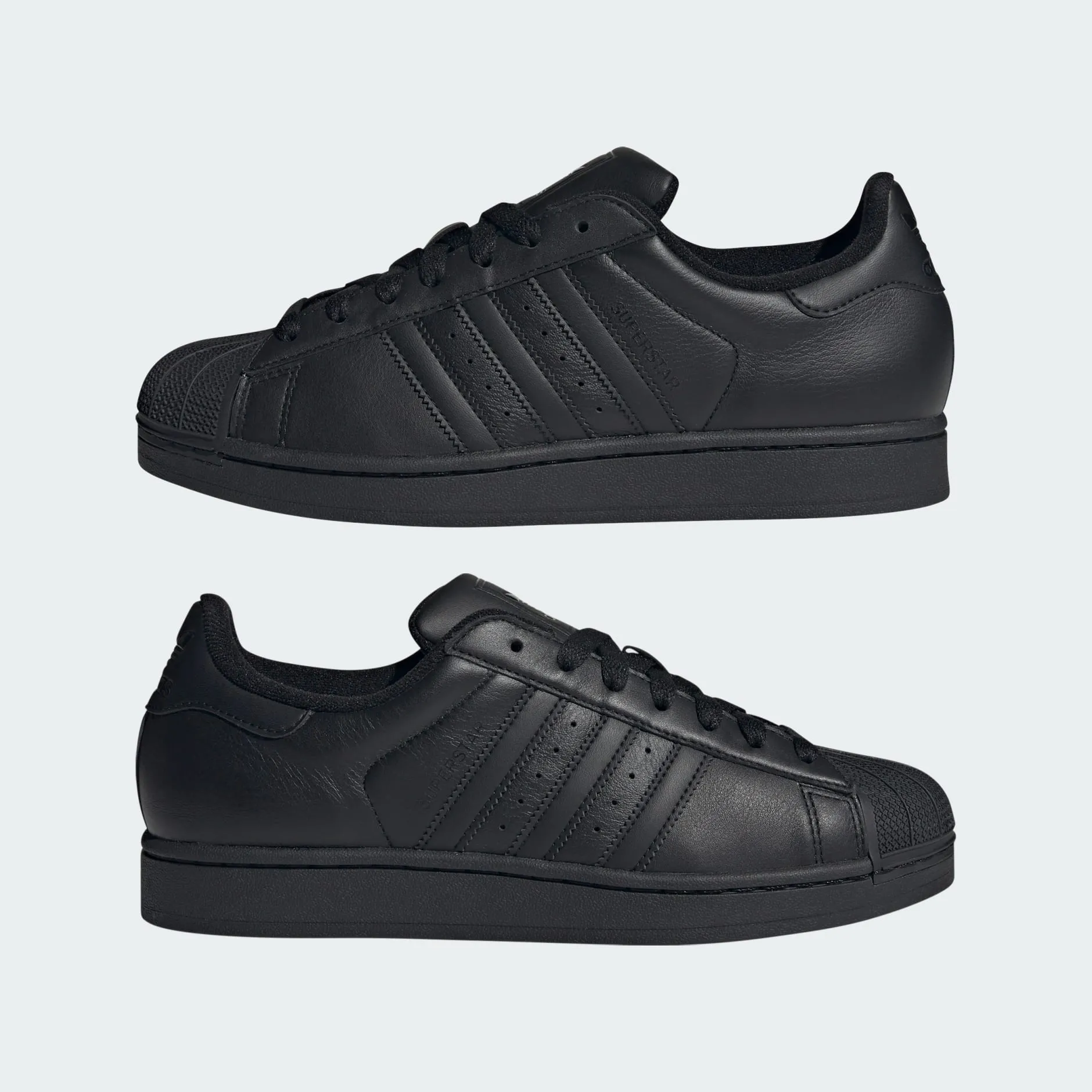 Adidas Men's Superstar Ii Shoes - Triple Black