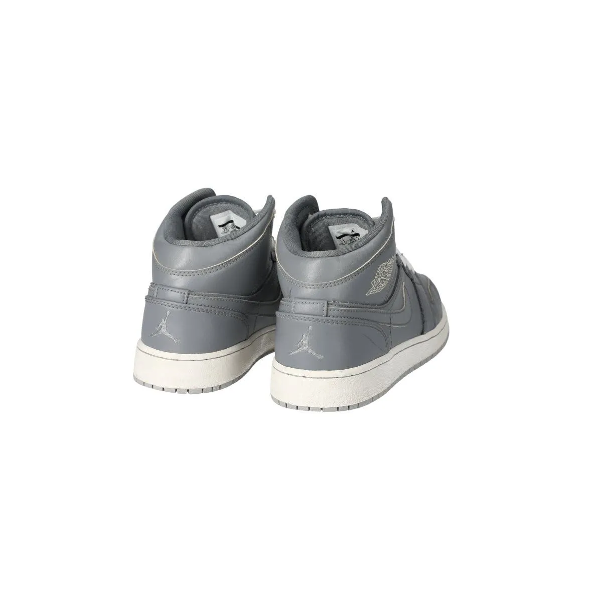 Air Jordan 1 Retro Gs Sneakers Leather Grey Colour For Kids