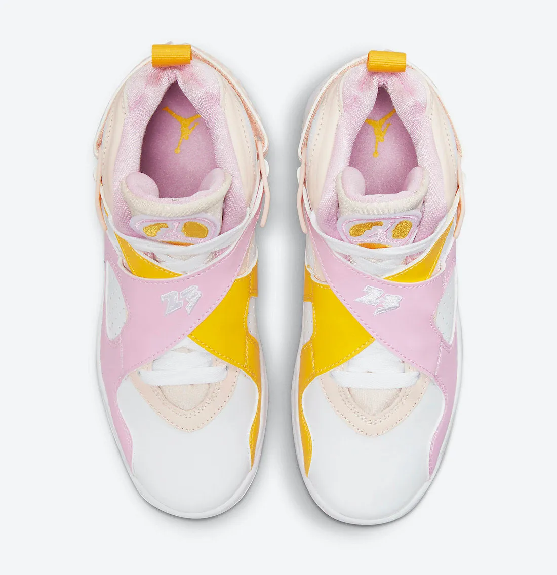 Air Jordan 8 Retro (GS) Orange Pearl LT Arctic Pink 580528-816