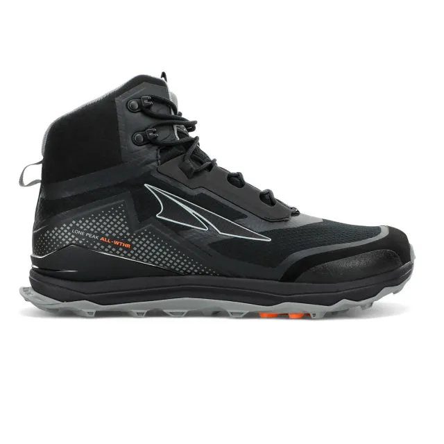 Altra Men's Lone Peak All Weather Mid Waterproof Boot Black 11.5