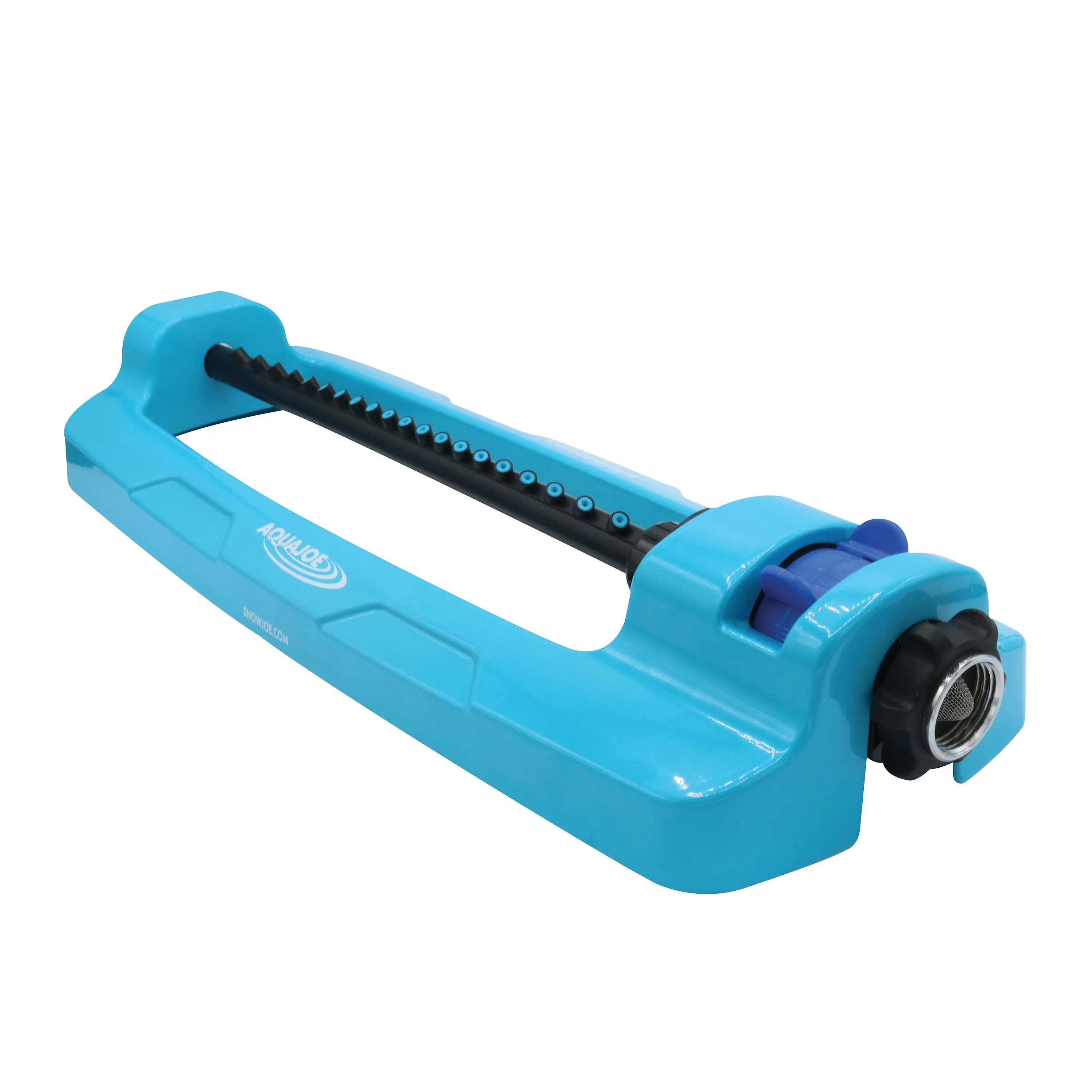 Aqua Joe SJI-OMS20 Indestructible Jumbo Metal Base Oscillating Sprinkler | 4,400 Sq Ft Coverage