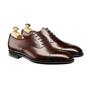 Audley Dark Brown Hand Grade Oxford Shoes