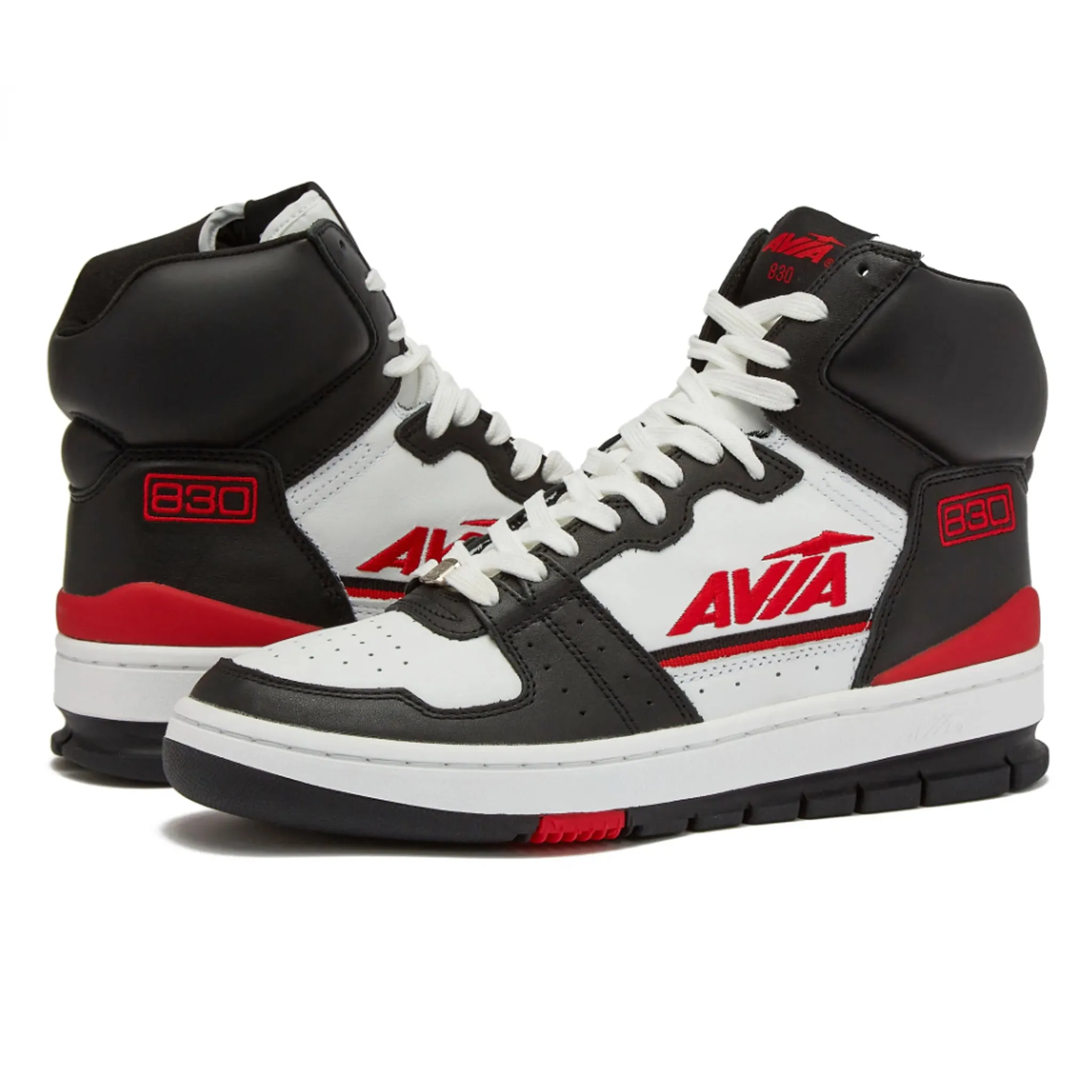 Avia Men's Avi-Retro 830 Black/Red/White Basketball Sneakers