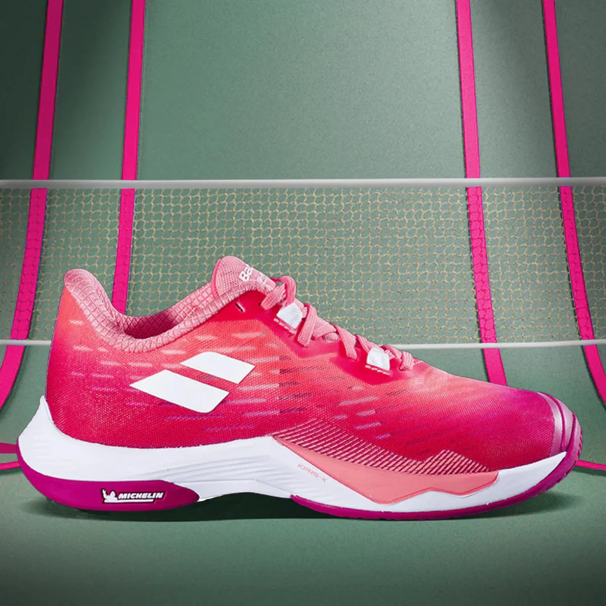 Babolat Shadow Tour 5 Women & Boys Badminton Shoes (Indoor/Squash)