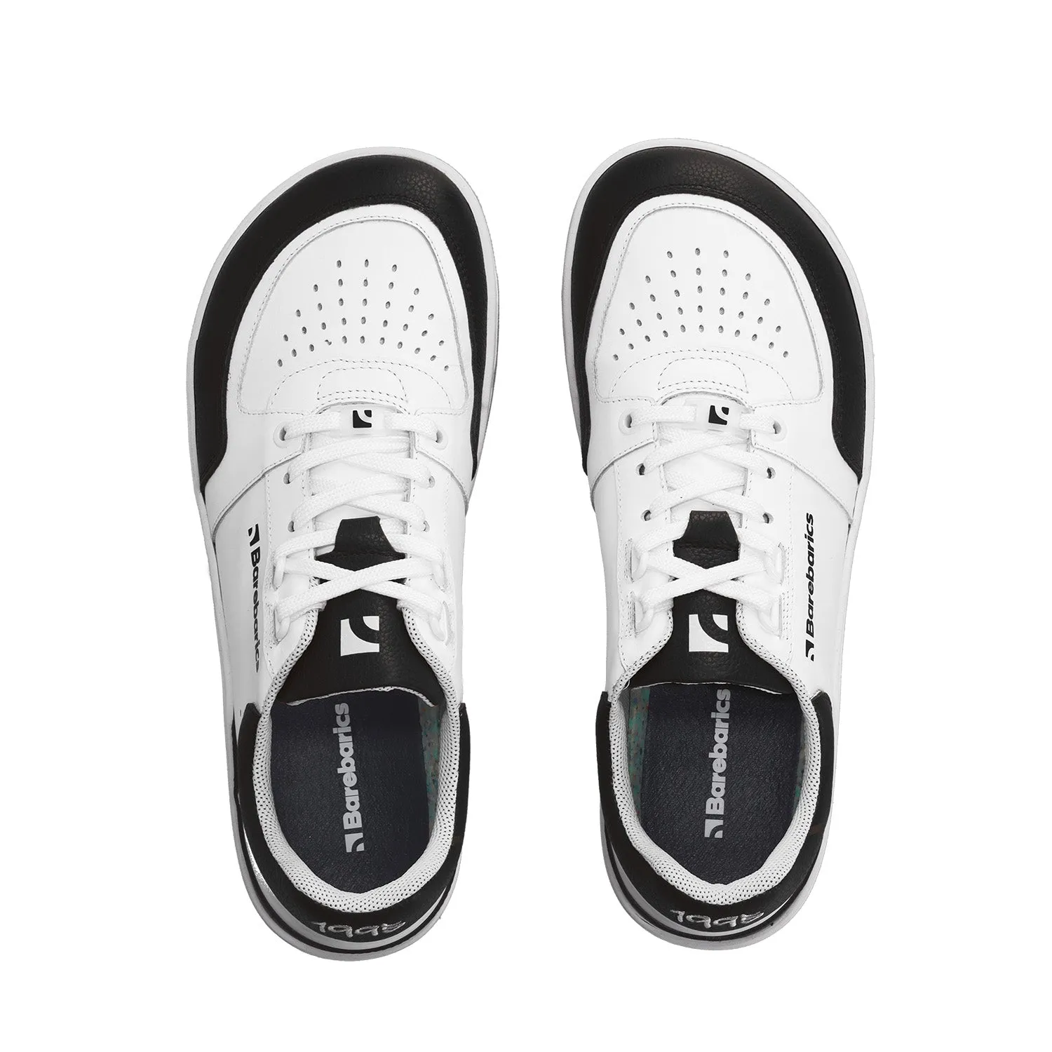 Barefoot Sneakers Barebarics Wave - White & Black CLEARANCE