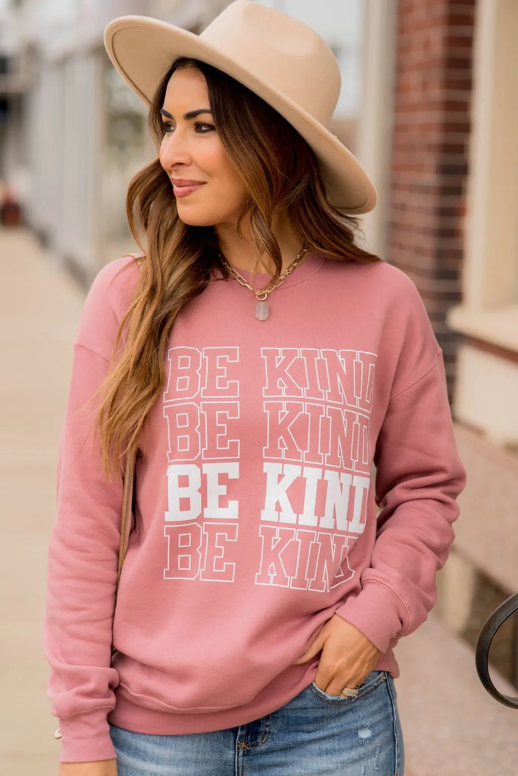 Be Kind Graphic Crewneck