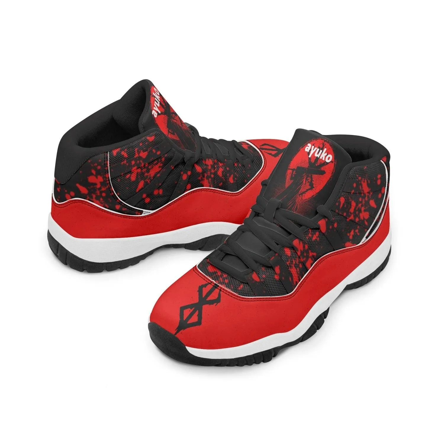 Berserk Guts Red JD11 Anime Shoes