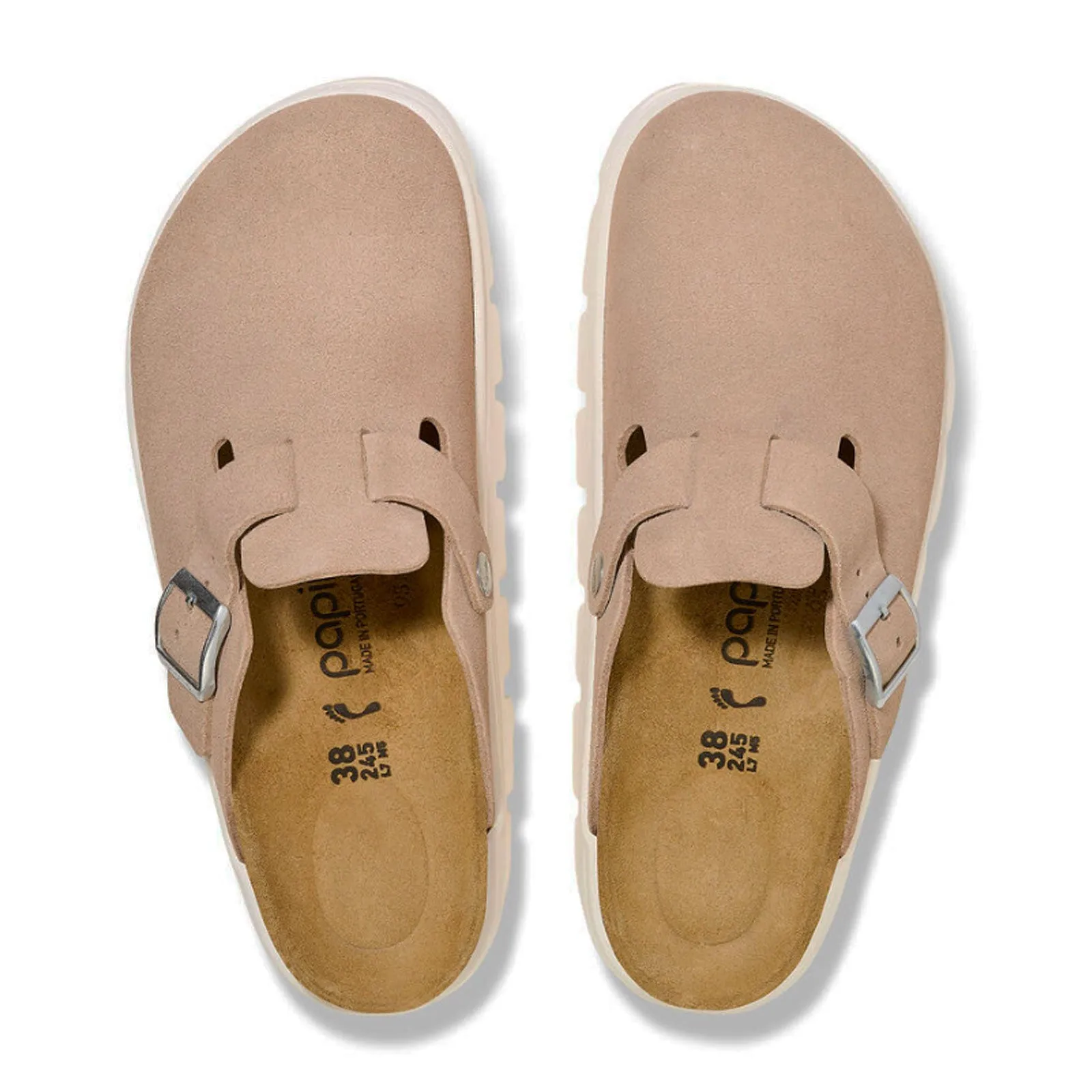 Birkenstock Boston Chunky Clog (Women) - Warm Sand Suede