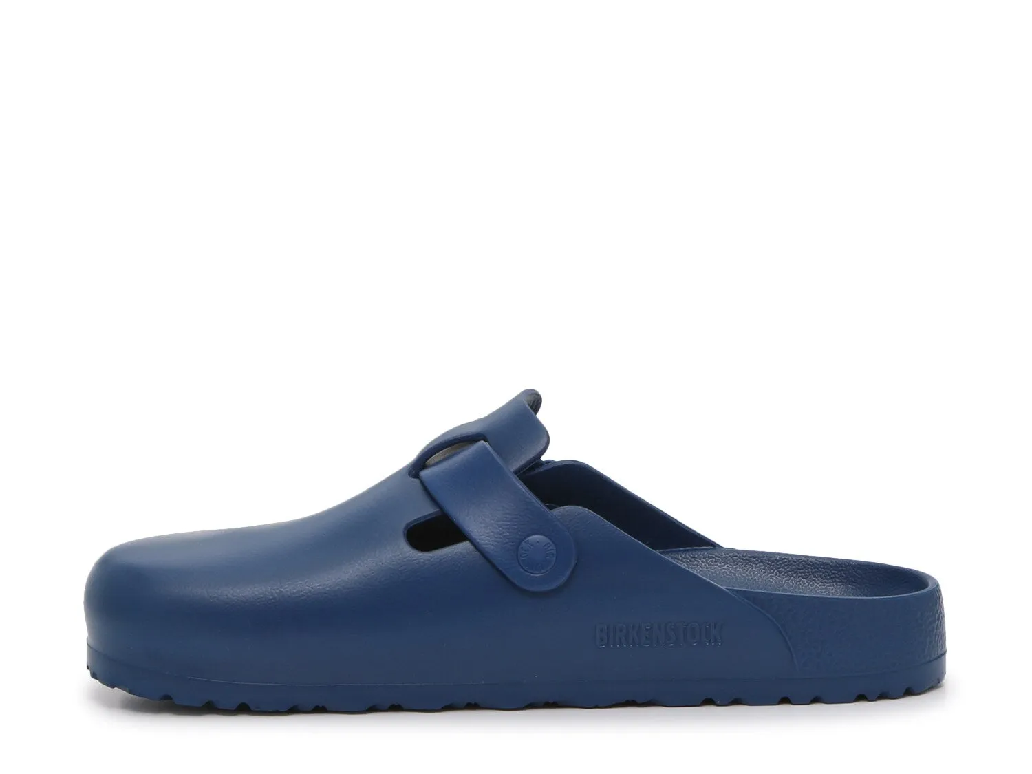 Birkenstock clogs for men, dark blue