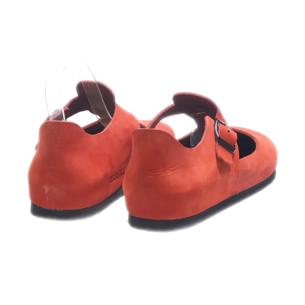 Birkenstock Clogs Leather Red Colour For Men