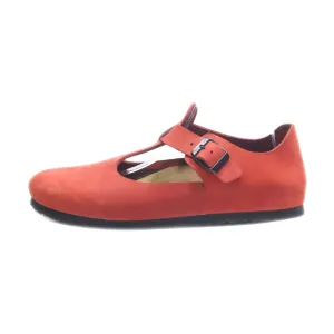 Birkenstock Clogs Leather Red Colour For Men