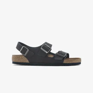 Birkenstock | MILANO VEGAN MICRO FIBRE  { BROWN/BLUE