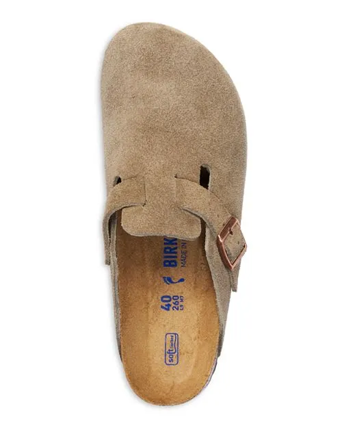 Birkenstock Women's Boston Clogs Tan/Beige