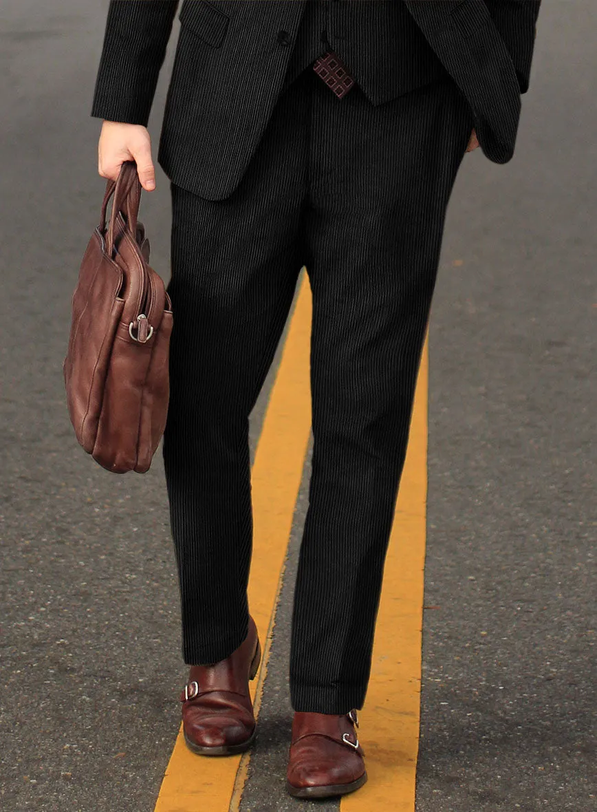 Black Corduroy Suit