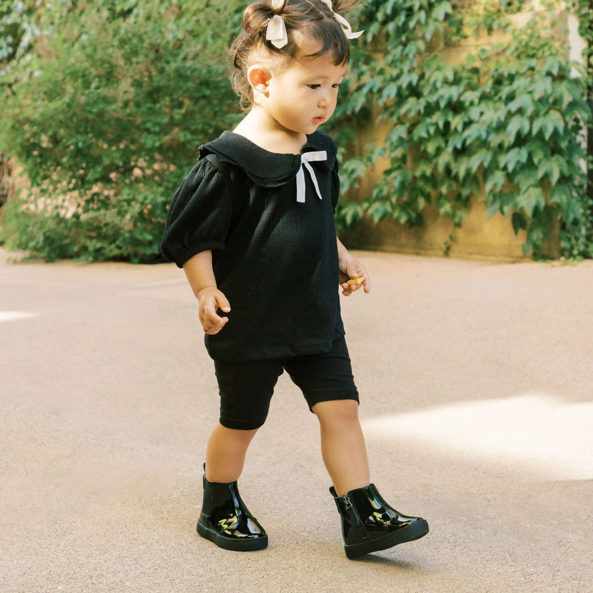 Black Patent Chelsea Boot II Sneaker