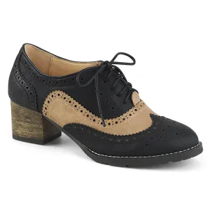 Black-Tan Wingtip Shoes