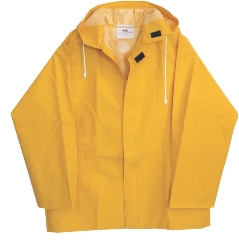 Boss Yellow PVC-Coated Polyester Rain Jacket L