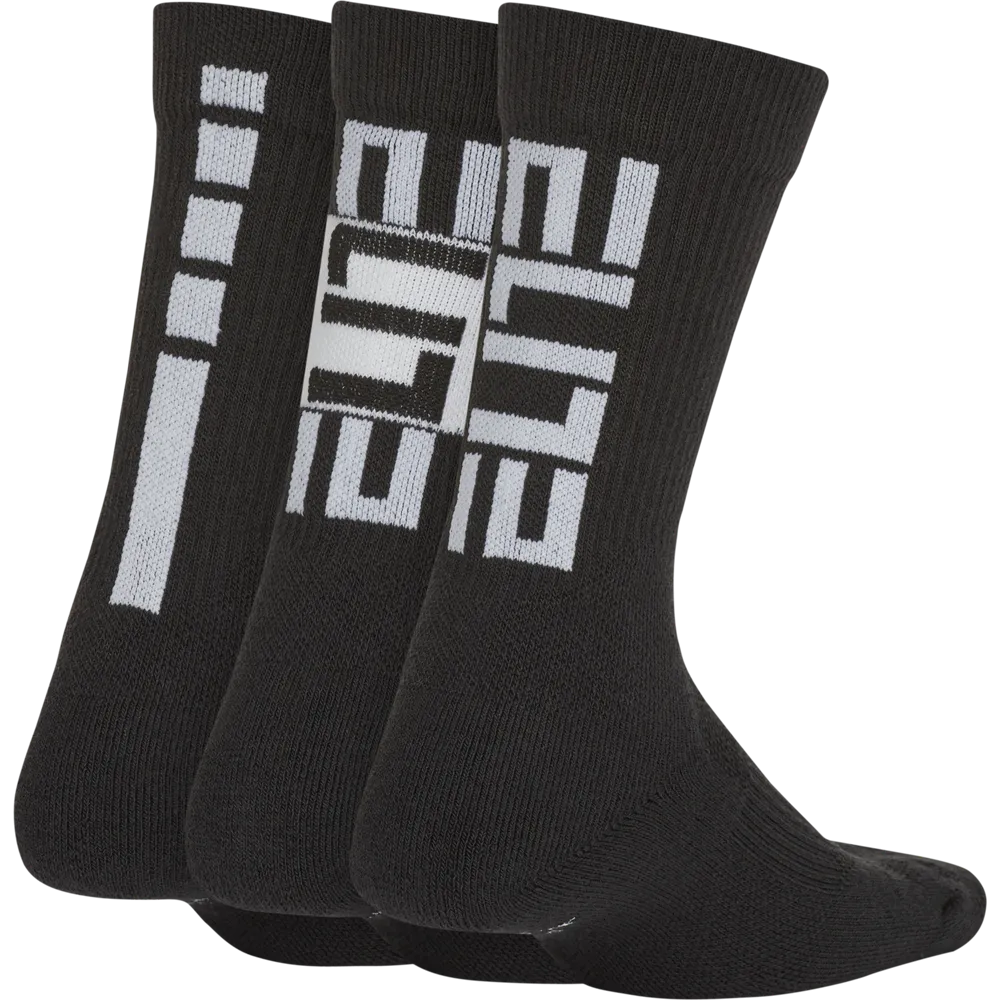 Boys' Nike Youth Elite Crew 3-Pack Sock