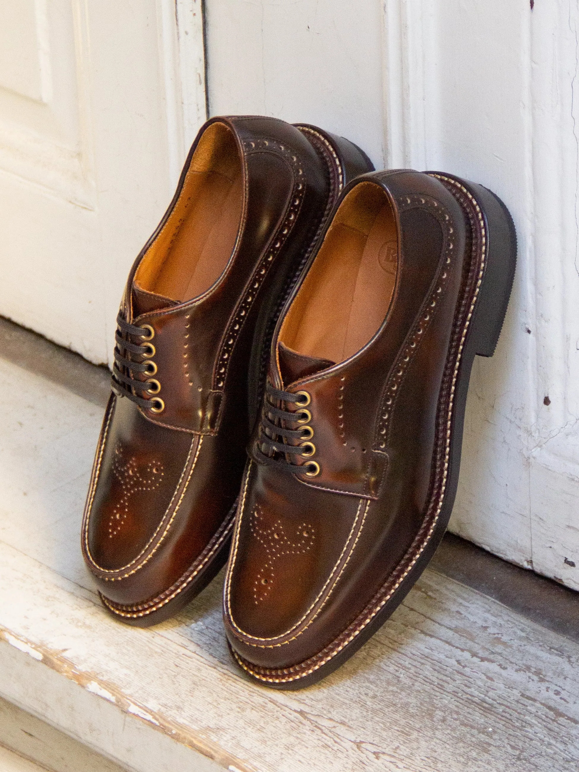 Bright Shoemakers, Moc Derby, Cognac Highshine