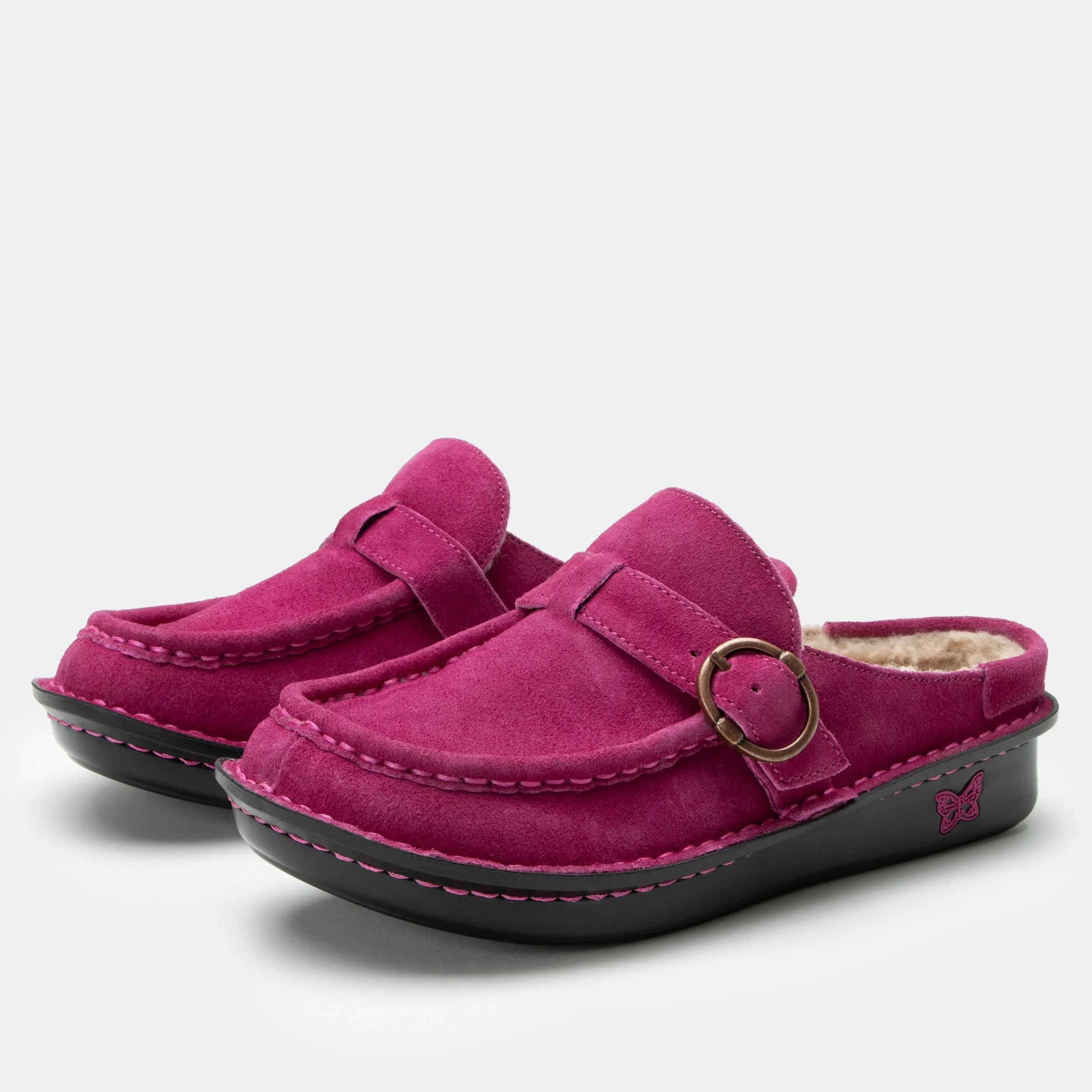 Brigid Magenta Clog