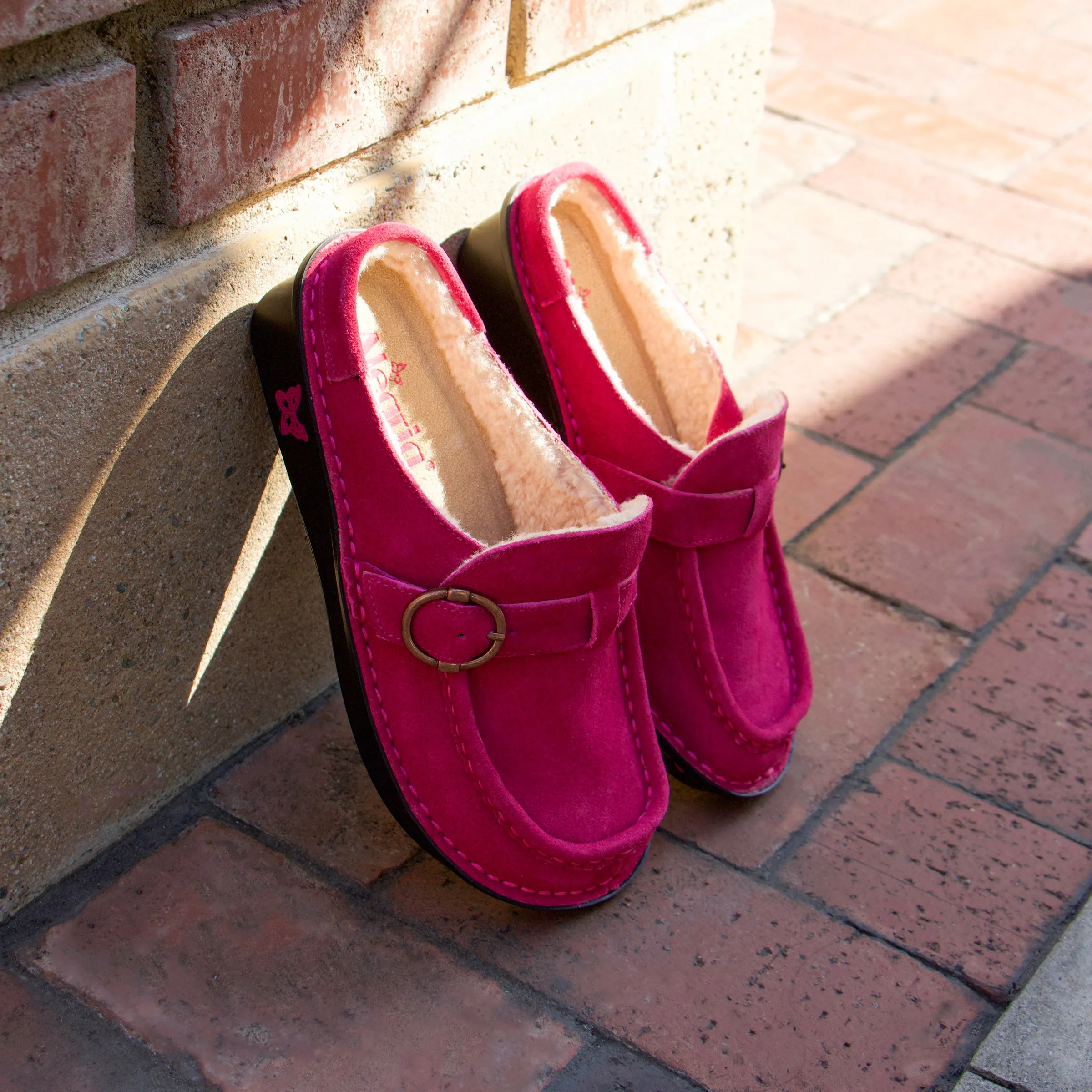 Brigid Magenta Clog