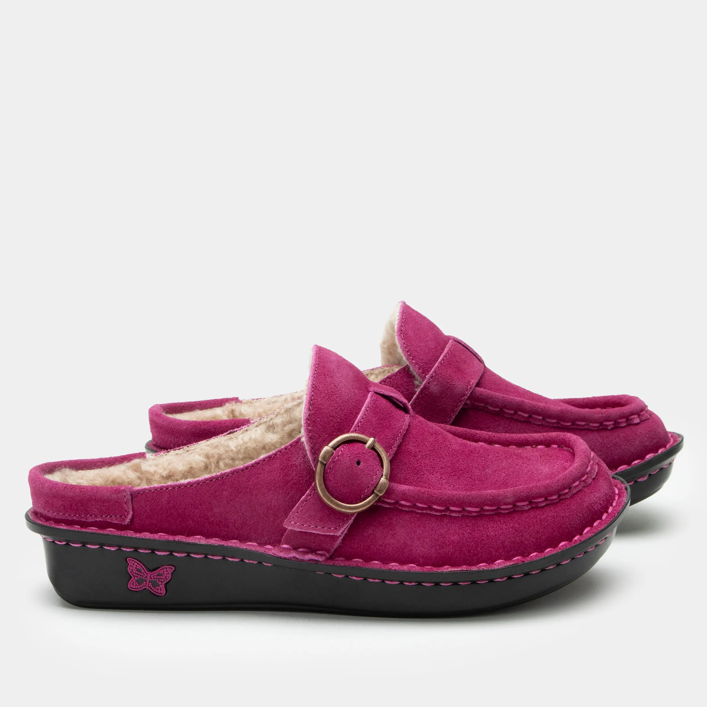 Brigid Magenta Clog