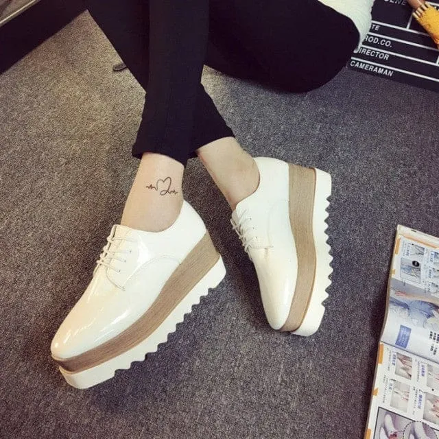 British Style Ladies Oxford Shoes