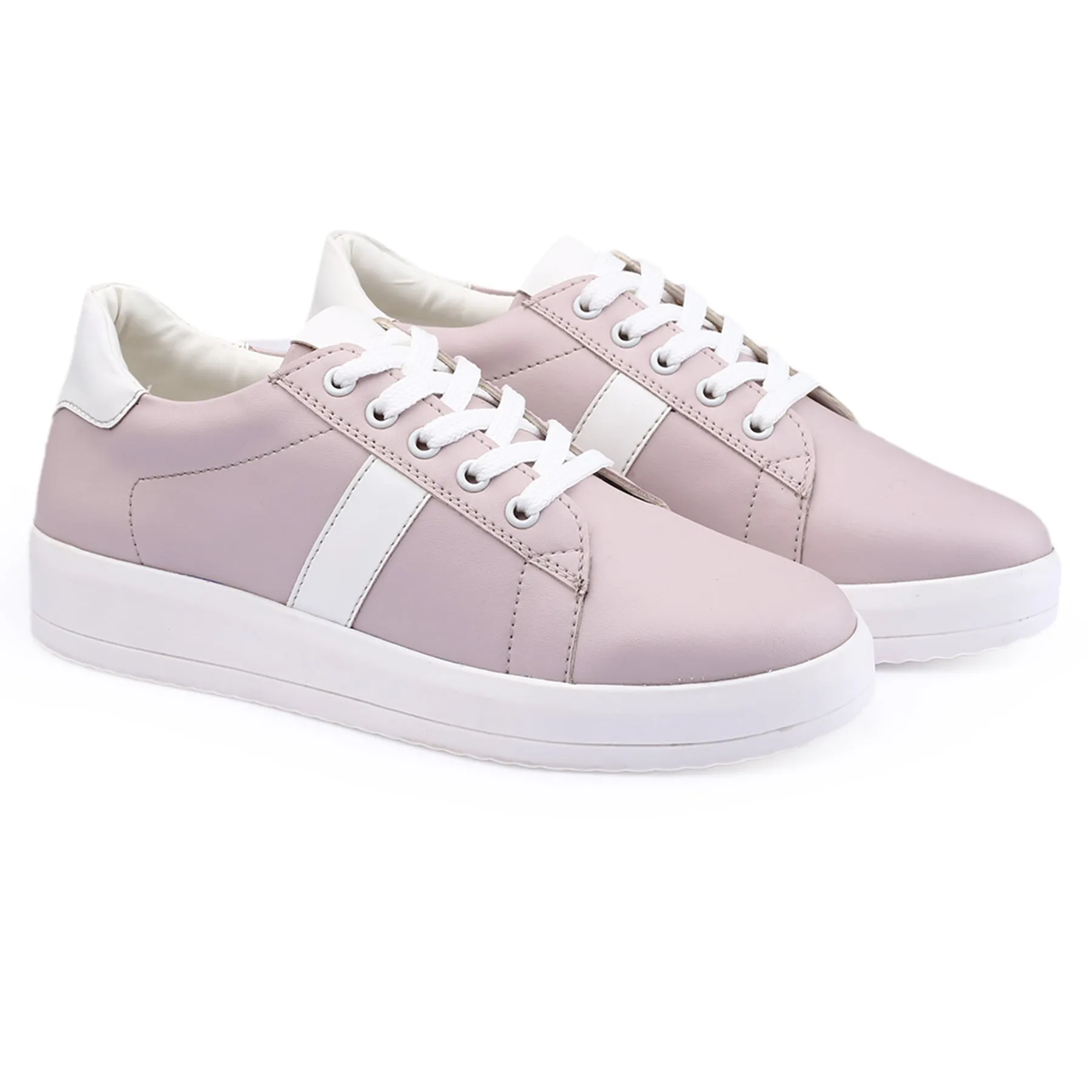 Bxxy Women's Trendy Lace-up Sneakers