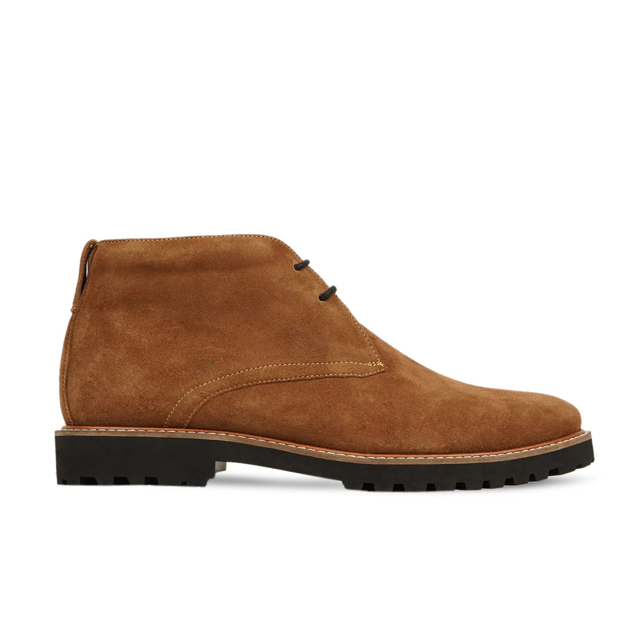 Cadmonix - Men's Camel Kid Suede Chukka Boot