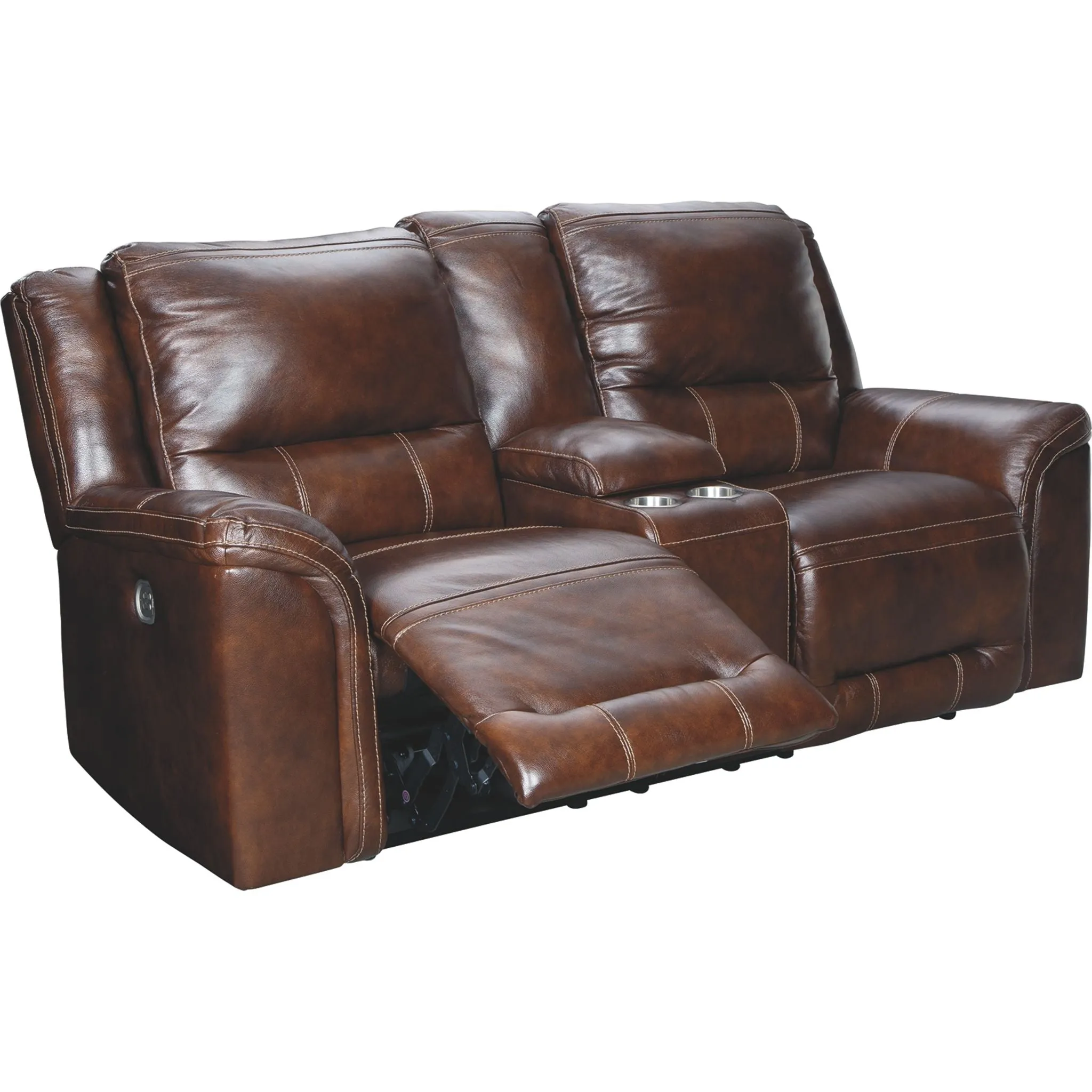 Catanzaro Power Reclining Loveseat with Adjustable Headrest