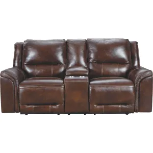 Catanzaro Power Reclining Loveseat with Adjustable Headrest