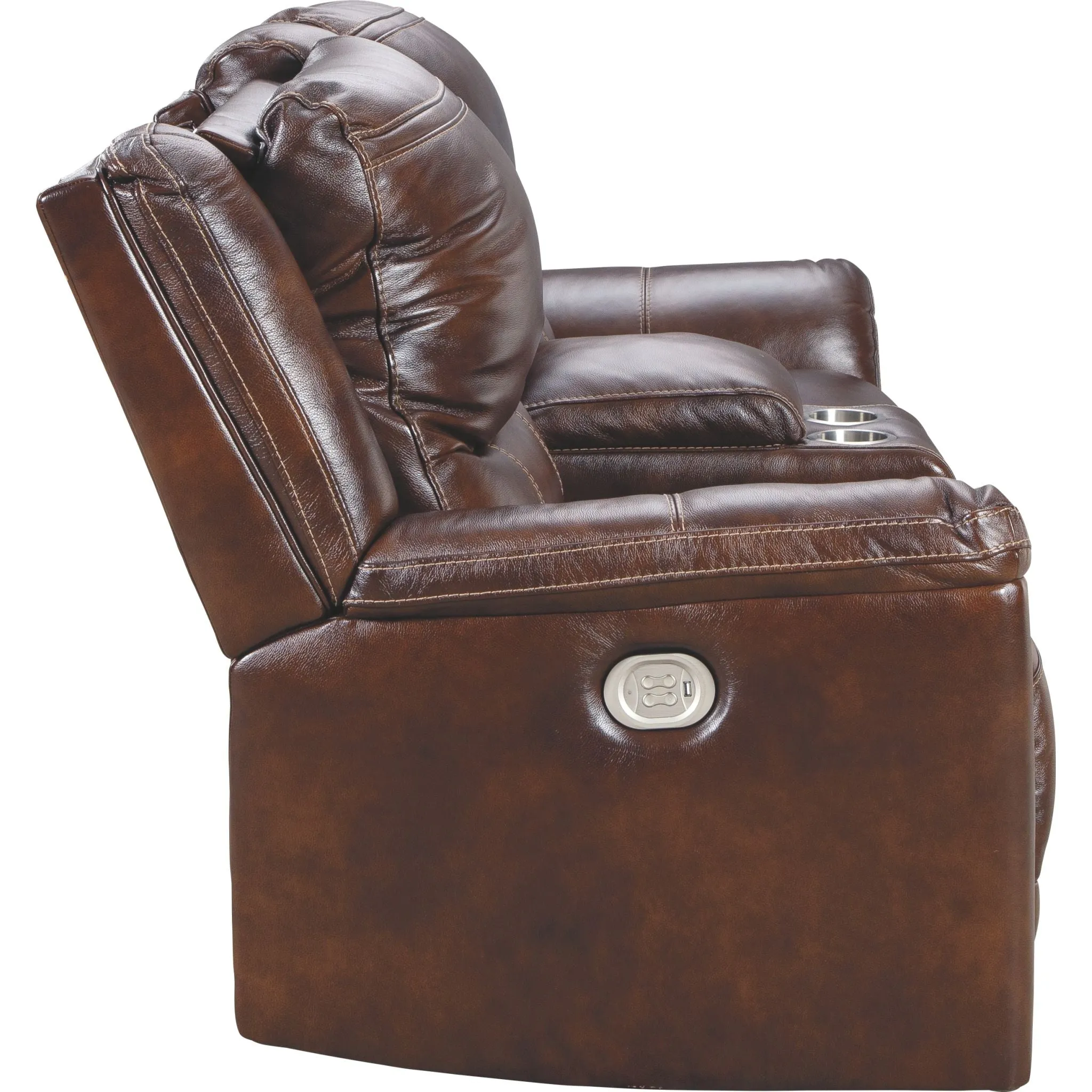 Catanzaro Power Reclining Loveseat with Adjustable Headrest