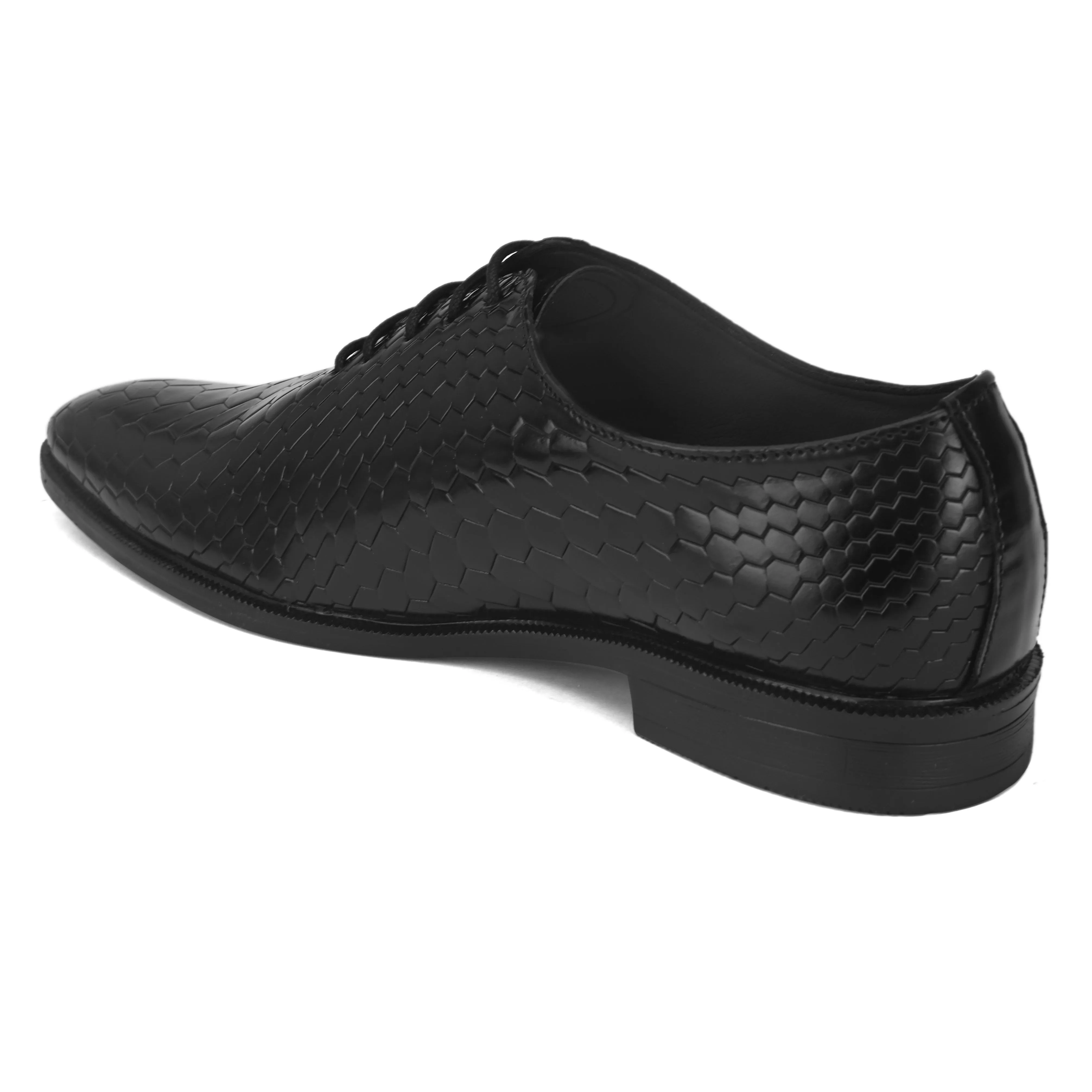 Celeste Black Oxford Shoes