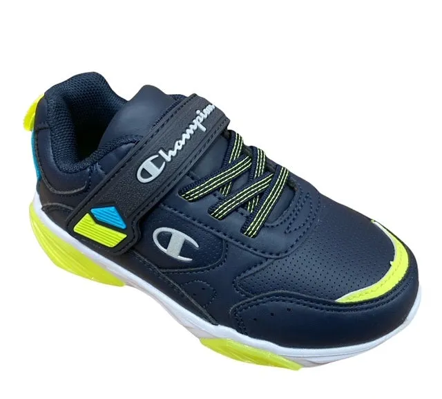 Champion scarpa da bambino con strappo e luci Wave S32129-CHA-BS501 NNY blu