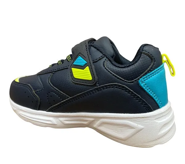 Champion scarpa da bambino con strappo e luci Wave S32129-CHA-BS501 NNY blu