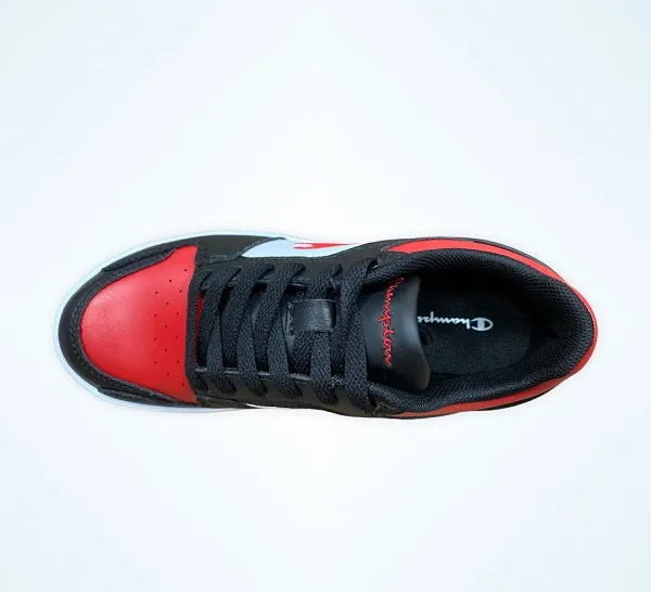 Champion scarpa sneakers da ragazzo Rebound 2.0 Low S32260-CHA-RED nero bianco rosso