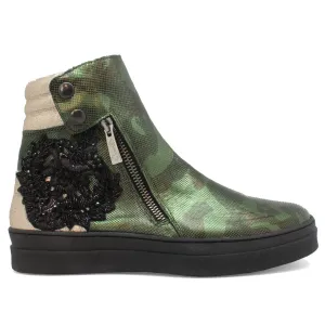 Chat - Military Green ankle boot