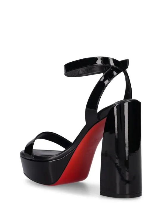 Christian Louboutin   130mm Movida patent leather sandals 