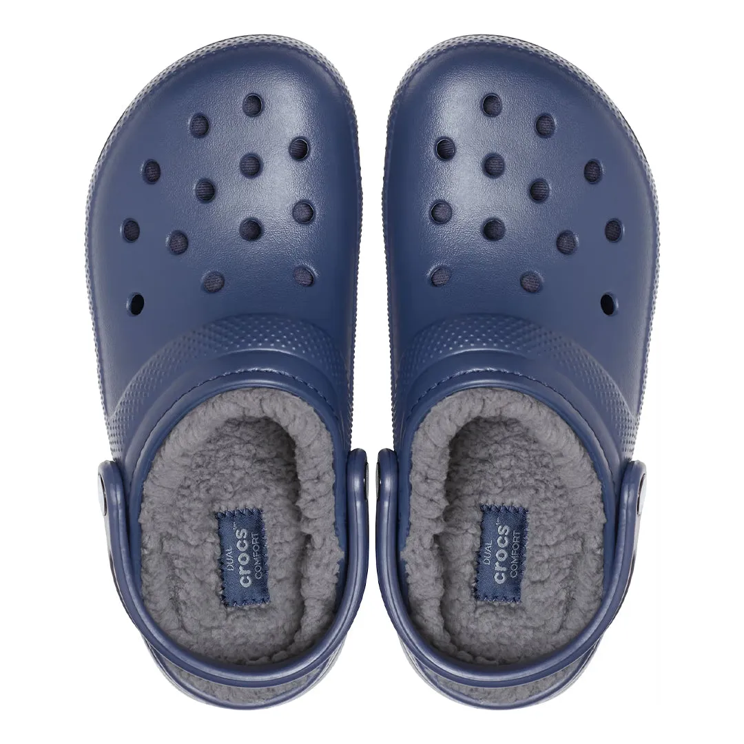 Classic Lined Clog - Navy/Charcoal by Crocs